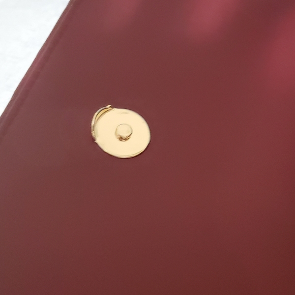 FLEMING CONVERTIBLE SHOULDER BAG tweed IN Burgundy - Picture 5 of 10